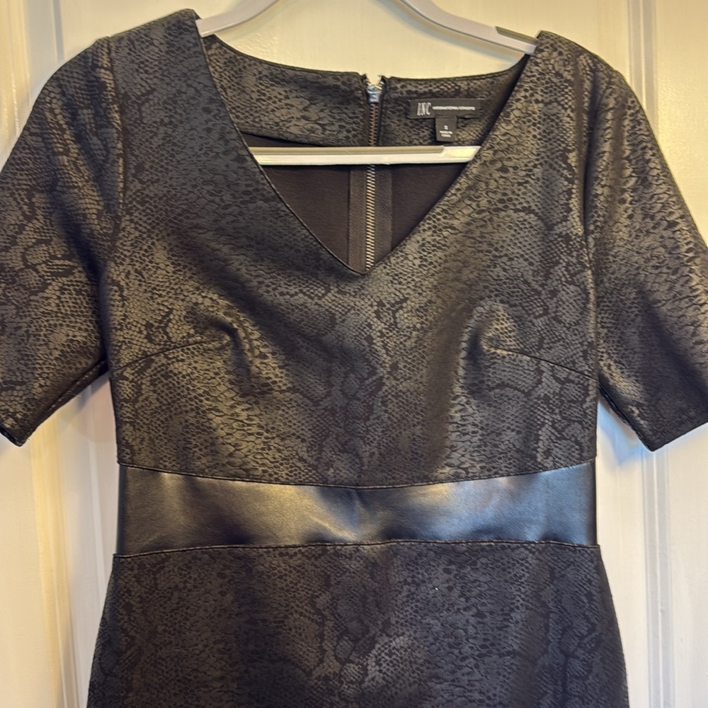 INC International Concepts Black Lace Dress - Picture 3 of 6